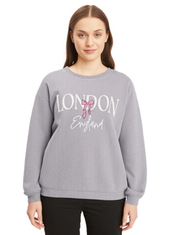 miss goodlife Bluza "London" w kolorze szarym