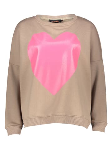 miss goodlife Sweatshirt in Beige