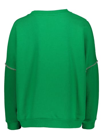 miss goodlife Sweatshirt "Love more" in Grün