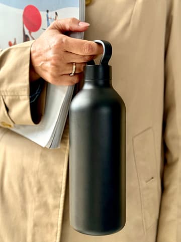 Stelton Butelka termiczna "Tabi" w kolorze czarnym - 1 l