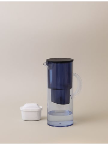 Stelton Wasserfilterkanne ''EM77'' in Dunkelblau - 2 l