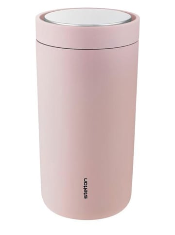 Stelton Kubek termiczny "To Go Click" w kolorze jasnoróżowym - 200 ml