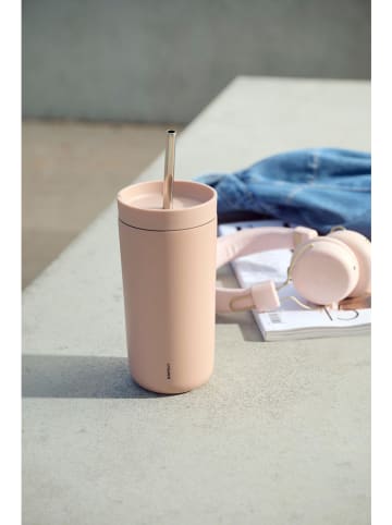 Stelton Kubek termiczny "To Go Sip" w kolorze jasnoróżowym - 400 ml