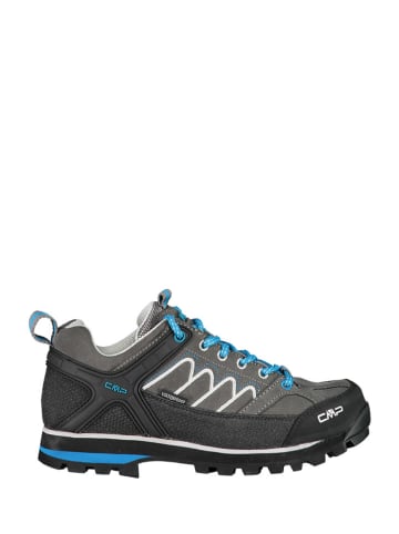 CMP Leren trekkingschoenen "Moon" grijs/zwart/blauw
