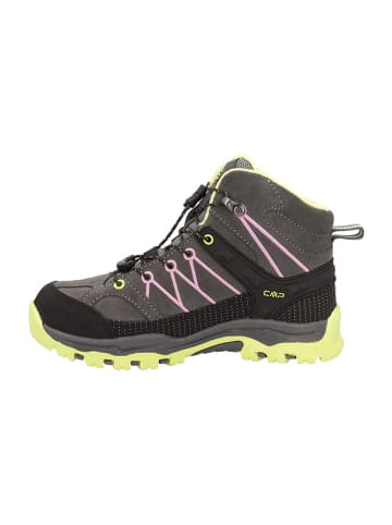 CMP Leder-Trekkingschuhe "Rigel" in Grau/ Schwarz/ Rosa