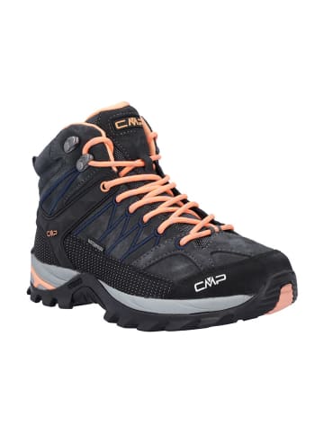 CMP Skórzane buty trekkingowe "Rigel" w kolorze czarno-antracytowym