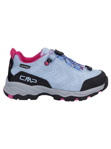 CMP Skórzane buty trekkingowe "Melnick" w kolorze błękitnym