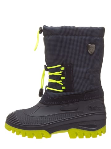 CMP Winterlaarzen "Ahto" donkerblauw/limoengroen