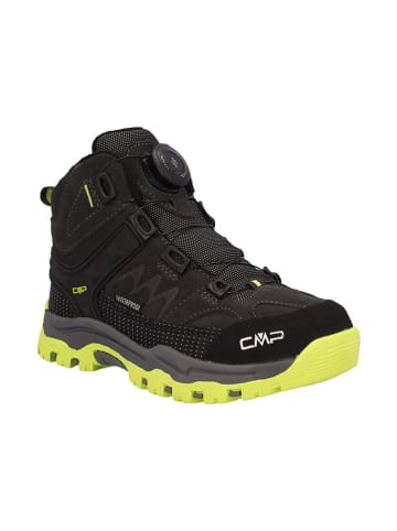 CMP Leren trekkingschoenen "Kiruna" zwart/geel