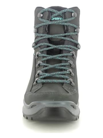 LOWA Leder-Wanderschuhe "Renegade EV" in Grau/ Türkis