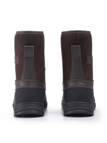 LUHTA Botki zimowe "Tuttu" w kolorze brązowym