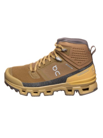 ON RUNNING Boots "Cloudrock 2" in Hellbraun/ Gelb