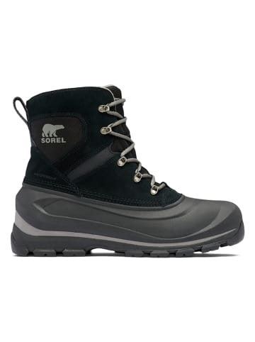 Sorel Leder-Boots "Buxton" in Schwarz