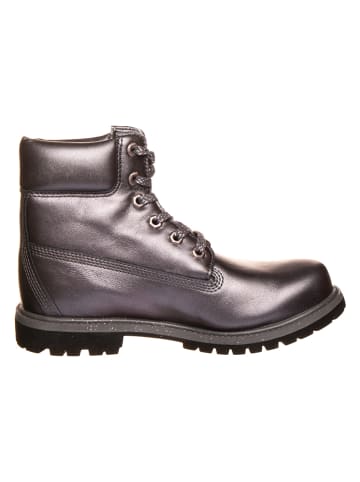 Timberland Leren boots "Premium" zilverkleurig