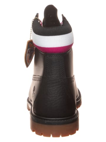 Timberland Leder-Boots "6IN" in Schwarz