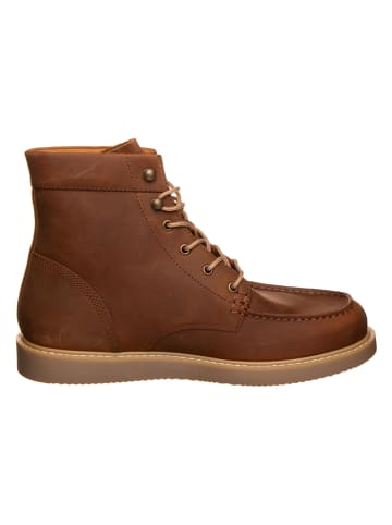 Timberland Skórzane botki "Newmarket II" w kolorze jasnobrązowym