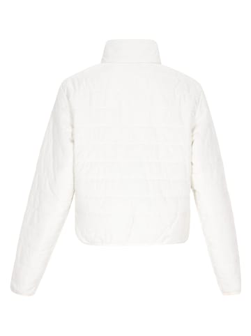 Schmuddelwedda Doorgestikte jas wit/mintgroen