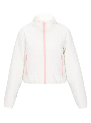 Schmuddelwedda Steppjacke in Weiß/ Rosa