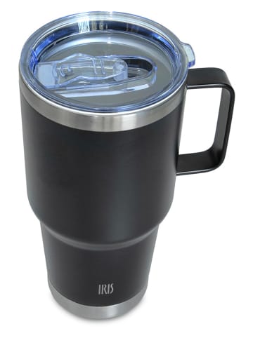 IRIS Barcelona Roestvrijstalen isoleerbeker zwart - 850 ml