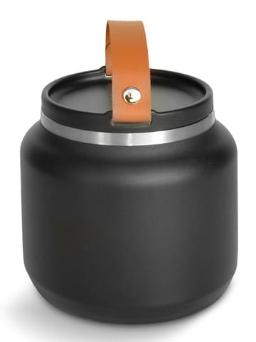 IRIS Barcelona Edelstahl-Thermobecher in Schwarz - 700 ml