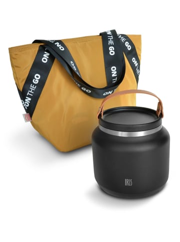 IRIS Barcelona Roestvrijstalen isoleerbeker zwart - 700 ml