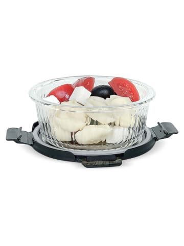 IRIS Barcelona Frischhaltedose in Schwarz/ Silber - 620 ml