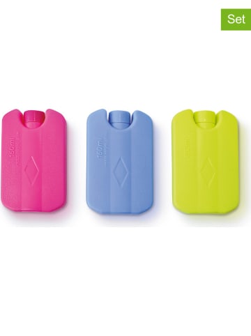 IRIS 3-delige set: koelelementen meerkleurig - (B)8 x (H)12 cm