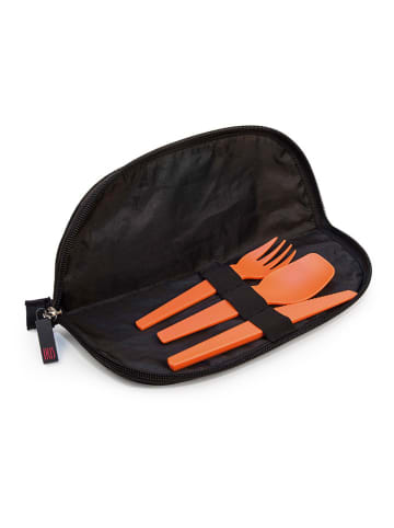 IRIS Barcelona Bestecktasche in Schwarz - (L)10 x (B)2 x (H)24 cm