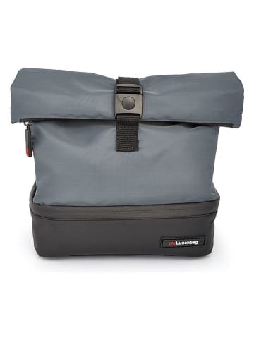 IRIS Barcelona Isolier-Lunchtasche in Grau/ Schwarz - (B)23 x (H)31x (T)16 cm