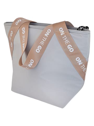 IRIS Barcelona Isolier-Lunchtasche "On the go" in Hellgrau - (B)33,5 x (H)24 x (T)14 cm