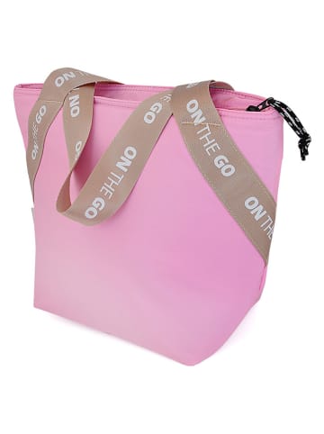 IRIS Barcelona Isolier-Lunchtasche "On the go" in Rosa - (B)33,5 x (H)24 x (T)14 cm
