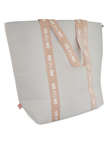 IRIS Barcelona Isolier-Lunchtasche "On the go" in Hellgrau - (B)44 x (H)37 x (T)16 cm