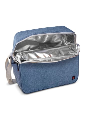 IRIS Barcelona Koeltas blauw - (B)39 x (H)30 x (D)18 cm