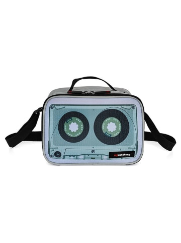 IRIS Barcelona Isoleerlunchtas "Sound" grijs/mintgroen - (B)22 x (H)18 x (D)13 cm