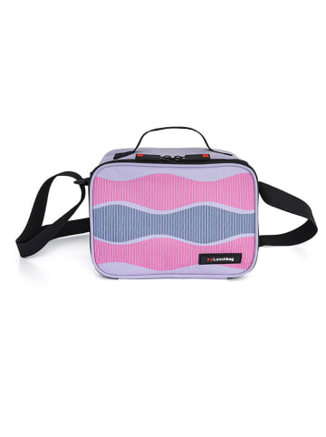 IRIS Barcelona Isolier-Lunchtasche ''Sound'' in Pink/ Blau - (B)22 x (H)18 x (T)13 cm