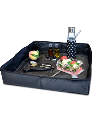 IRIS Barcelona Picknickdecke in Schwarz - (L)48 x (B)48 cm