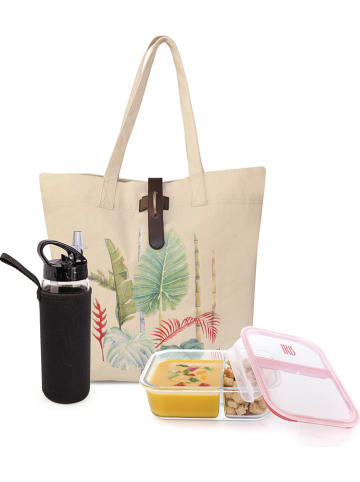 IRIS Barcelona Isoliertasche "Bali" in Beige - (B)37 x (H)46 x (T)16 cm