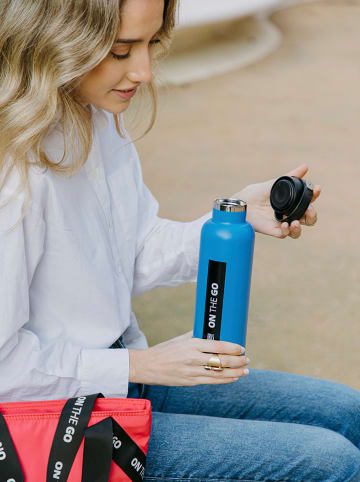 IRIS Barcelona Isolierflasche in Blau - 750 ml