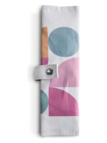 IRIS Barcelona Bestektas "California" wit/meerkleurig - (L)23 x (B)19 cm