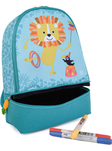 IRIS Barcelona Isolier-Snackrucksack "Rico" in Mint- (B)21 x (H)28 x (T)12 cm