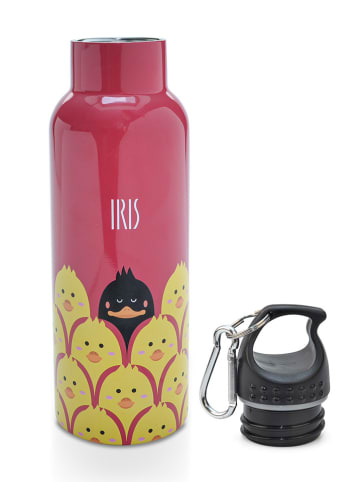 IRIS Barcelona Isolierflasche "Red Friends" in Pink/ Gelb - 500 ml