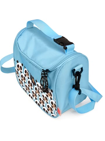 IRIS Barcelona Isoliertasche in Hellblau/ Weiß - (B)22,5 x (H)20 x (T)12,5 cm