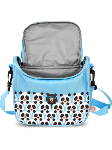 IRIS Barcelona Isoliertasche in Hellblau/ Weiß - (B)22,5 x (H)20 x (T)12,5 cm