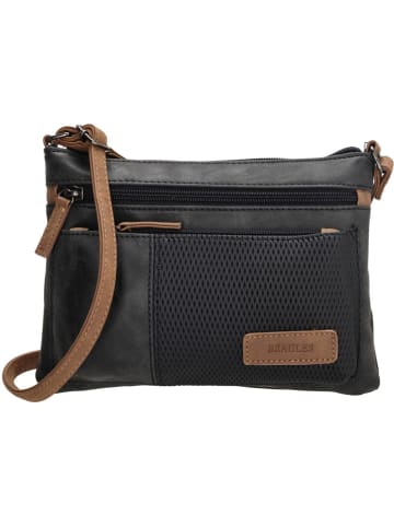 Beagles Torebka "Brunete" w kolorze czarnym - 24 x 16 x 4 cm