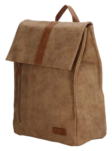 Beagles Rucksack in Beige - (B)24 cm x (H)31 cm x (T)10,5 cm