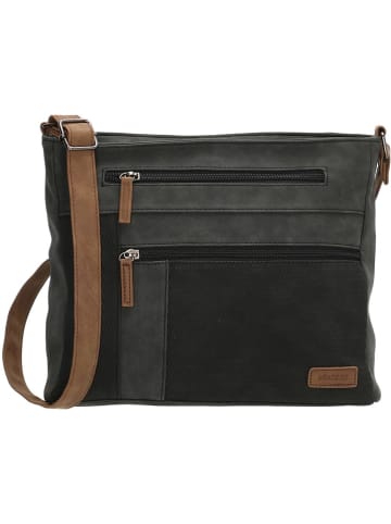 Beagles Umhängetasche "Brunete" in Schwarz - (B)30 x (H)24 x (T)8 cm