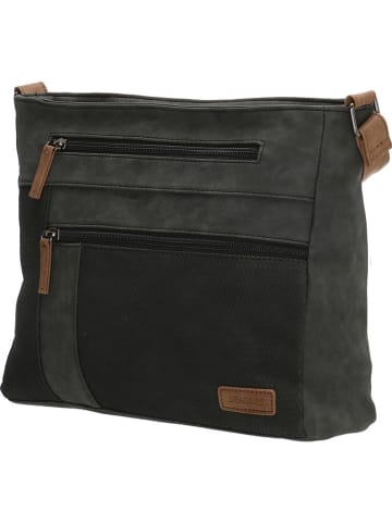 Beagles Umhängetasche "Brunete" in Schwarz - (B)30 x (H)24 x (T)8 cm