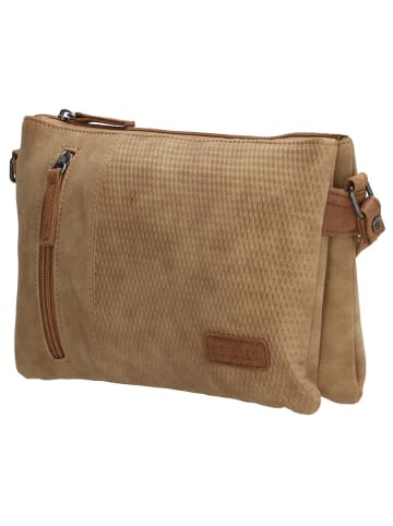 Beagles Torebka "Brunete" w kolorze jasnobrązowym - 23 x 15 x 3 cm