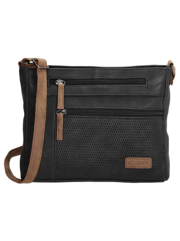 Beagles Umhängetasche "Brunete" in Schwarz - (B)23 x (H)19 x (T)7 cm