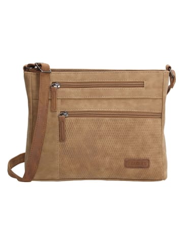 Beagles Umhängetasche in Beige - (B)23 x (H)19 x (T)7 cm